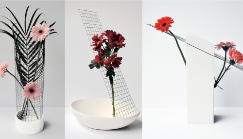 Collection de vases GRID par Benjamin Rousse