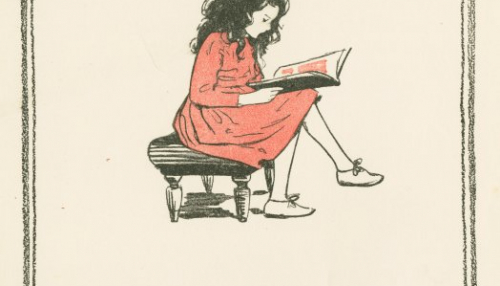 Heidi reading, 1922, par Jessie Wilcox Smith, The Miriam and Ira D. Wallach Division of Art, Prints and Photographs Picture Collection, The New York Public Library