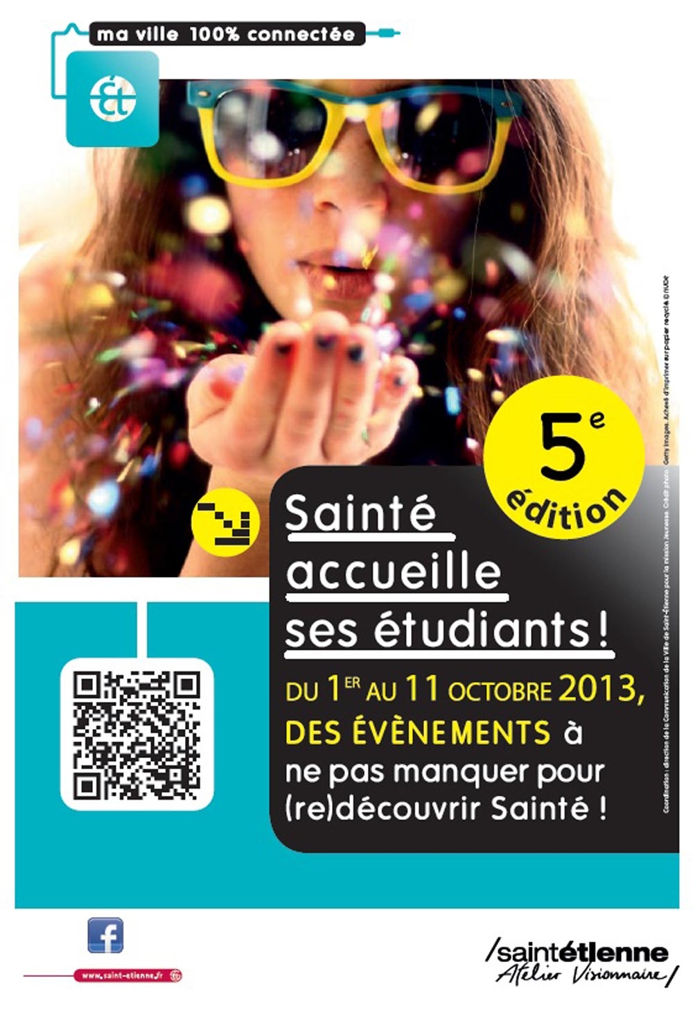 Flyer de l'événement Sainté accueille ses étudiants 2013